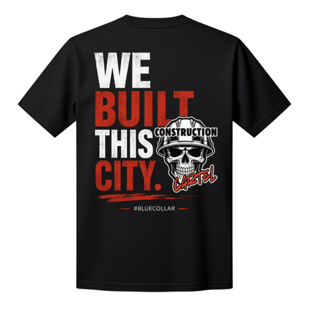 "We Built This City" t-shirt